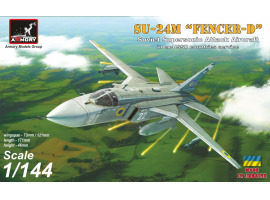 Сборная модель 1/144 Тактический фронтовой бомбардировщик Су-24М Armory Models Group 14702