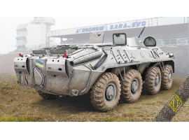 обзорное фото Сборная модель 1/72 БТР-70 (поздняя серия) ACE 72166 Armored vehicles 1/72
