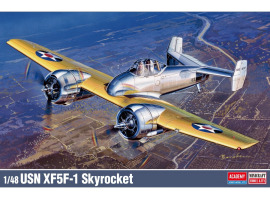 обзорное фото Сборная модель 1/48 Самолет Grumman XF5F-1 Skyrocket Академия 12363 Самолеты 1/48