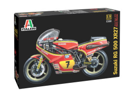 обзорное фото Scale model 1/9 Motorcycle Suzuki RG 500 XR27 Italeri 4644 Мотоциклы