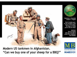 обзорное фото Modern us tankmen in afghanistan Figures 1/35