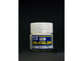 обзорное фото White Pearl, Mr. Color solvent-based paint 10 ml. (Білий перламутровий) Нітрофарби