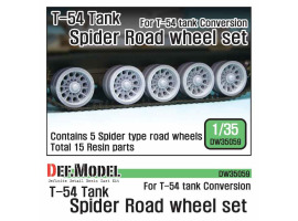 обзорное фото  T-54 Spider roadwheel set  Смоляные колёса