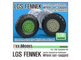 обзорное фото German LGS Fenneck Sagged Wheel set  Resin wheels