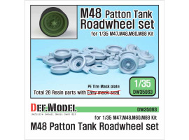 обзорное фото U.S M48 MBT Series Roadwheel set  Колеса