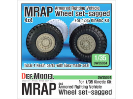 обзорное фото U.S MRAP M-pro Sagged wheel set  Resin wheels