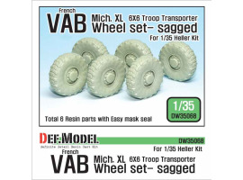 обзорное фото  French VAB Sagged Wheel set 1-Mich. XL Смоляные колёса