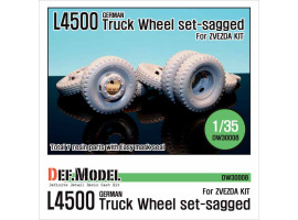 обзорное фото  WW2 German L4500 Truck Wheel set  Resin wheels