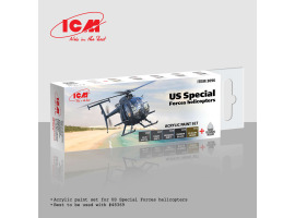 A set of acrylic paints for US helicopters ICM 3096
