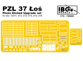 обзорное фото Photo-etched upgrade set for PZL 37 Łoś Photo-etched