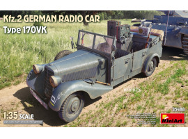 обзорное фото Сборная модель 1/35 Немецкий радио автомобиль Kfz.2 тип 170VK MiniArt 35488 Автомобили 1/35