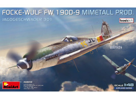 обзорное фото Збірна модель 1/48 Літак Фокке-Вульф FW 190D-9 (компанія Mimetall Jagdgeschwader 301) MiniArt 48040 Літаки 1/48