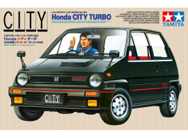 Сборная модель 1/24 Автомобиль Honda City Turbo with Motocompo Tamiya 24369