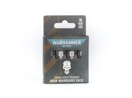 Игровые кубы Warhammer 40000 - IRON WARRIORS DICE
