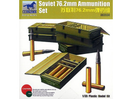 обзорное фото Scale model 1/35 Soviet Artillery Ammunition 76.2mm Bronco AB3534 Accessories 1/35