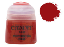 обзорное фото Citadel Base: Mephiston Red Акриловые краски