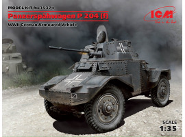 обзорное фото Немецкий бронеавтомобиль Panzerspahwagen P 204 (f), II МВ Автомобили 1/35