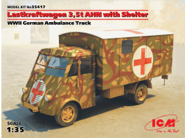 Німецький армійський автомобіль Lastkraftwagen 3.5 t AHN з будкою