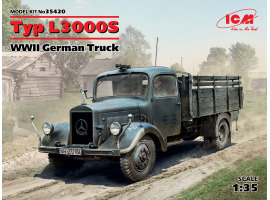 обзорное фото Немецкий грузовой автомобиль Typ L3000S, 2 МВ Автомобили 1/35