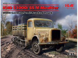 обзорное фото Німецький напівгусеничний автомобіль KHD S3000/SS M Maultier, 2 МВ Автомобілі 1/35
