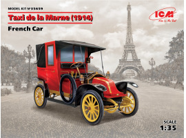 обзорное фото Французский автомобиль "Марнское такси" 1914 г. Автомобили 1/35