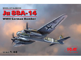 обзорное фото Немецкий бомбардировщик Ju 88A-14 Самолеты 1/48
