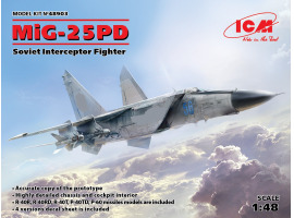 Сборная модель 1/48 Самолет МиГ-25 ПД ICM 48903