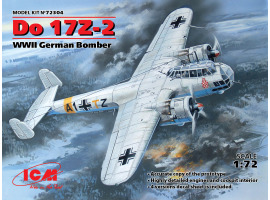Збірна модель 1/72 Бомбардувальник Dornier Do 17Z-2 ICM 72304