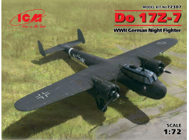 обзорное фото Do 17Z-7 Німецький нічний винищувач Літаки 1/72