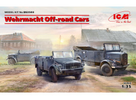обзорное фото Wehrmacht off-road vehicles (Kfz.1, Horch 108 Typ 40, L1500A) Cars 1/35