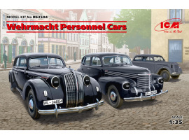 обзорное фото Cars of the Wehrmacht ("Cadet K38" - sedan, "Captain" - sedan, "Admiral" - sedan) Cars 1/35