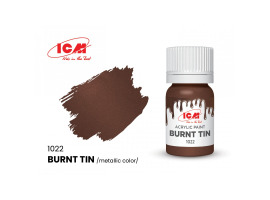 обзорное фото Burnt Tin / Обгоревшее олово Акриловые краски