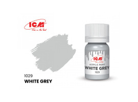 обзорное фото White Grey / Бело-серый Акриловые краски
