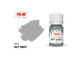 обзорное фото Sky Grey / Небесно-серый Акриловые краски