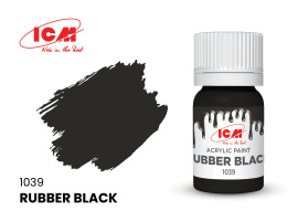 обзорное фото Rubber Black / Чёрная резина Акриловые краски