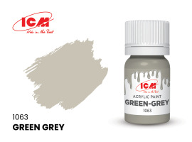 обзорное фото Green-Grey Acrylic paints