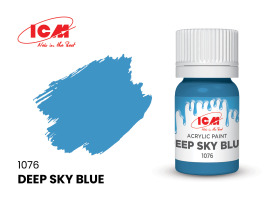 обзорное фото Deep Sky Blue / Глибокий небесно-блакитний Акрилові фарби