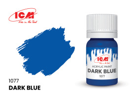обзорное фото Dark blue / Тёмно-синий Акриловые краски