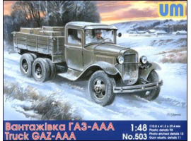 обзорное фото Soviet truck GAZ-AAA  Armored vehicles 1/48