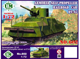 Armored self-propelled railroad car DT-45