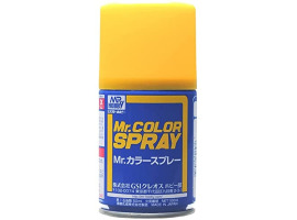 обзорное фото Аерозольна фарба Yellow / Жовтий Mr.Color Spray (100 ml) S4 Фарба / ґрунт в аерозолі