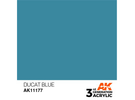 обзорное фото Акрилова фарба DUCAT BLUE – STANDARD / СИНІЙ ДУКАТ AK-interactive AK11177 Standart Color
