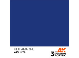 обзорное фото Acrylic paint ULTRAMARINE – STANDARD / ULTRAMARINE AK-interactive AK11179 General Color
