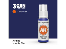 обзорное фото Акриловая краска IMPERIAL BLUE STANDARD - ИМПЕРАТОРСКИЙ СИНИЙ / INK АК-интерактив AK11180 Standart Color