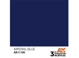 обзорное фото Акрилова фарба IMPERIAL BLUE STANDARD - ІМПЕРАТОРСЬКИЙ СИНІЙ / INK АК-Interactive AK11180 Standart Color