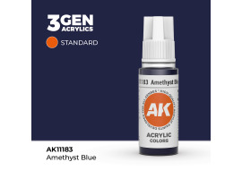 обзорное фото Акрилова фарба AMETHYST BLUE STANDARD - АМЕТИСТОВИЙ СИНІЙ  / INK АК-Interactive AK11183 Standart Color