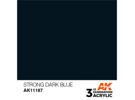 Acrylic paint STRONG DARK BLUE STANDARD / INK АК-Interactive AK11187