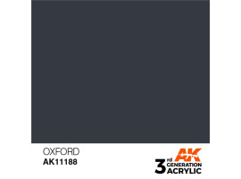 обзорное фото Акрилова фарба OXFORD STANDARD - ОКСФОРД (СИНІЙ) / INK АК-Interactive AK11188 Standart Color