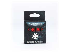Игровые кубы WARHAMMER 40000: BLACK TEMPLARS DICE