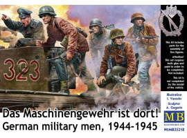 обзорное фото "Немецкие военные, 1944-1945 гг. Пулемет там!" Фигуры 1/35